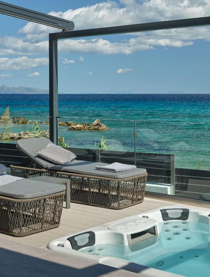 Blue View Villa - Coastal Elegance With Swim Spa, By Zantewize Alykanas  Exterior foto